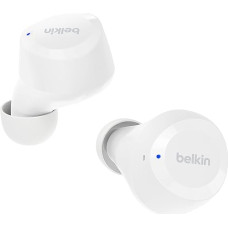 Belkin SoundForm Bolt True Wireless In-Ear Headphones, Wireless Headphones with Microphone, Battery Life up to 28 Hours, Mono Mode, IPX4 Sweat and Splash Protection for iPhone, Galaxy