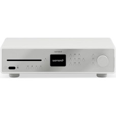 sonoro Maestro HiFi Receiver with Class D Amplifier, CD Player and Internet Radio (Bluetooth, FM, WiFi, DAB Plus, Spotify, Tidal, Amazon, Deezer) White