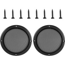 Unifizz Car 2pcs Cover 7 Inch Mesh Protector Car Speaker Cover Woofer Subwoofer Grill