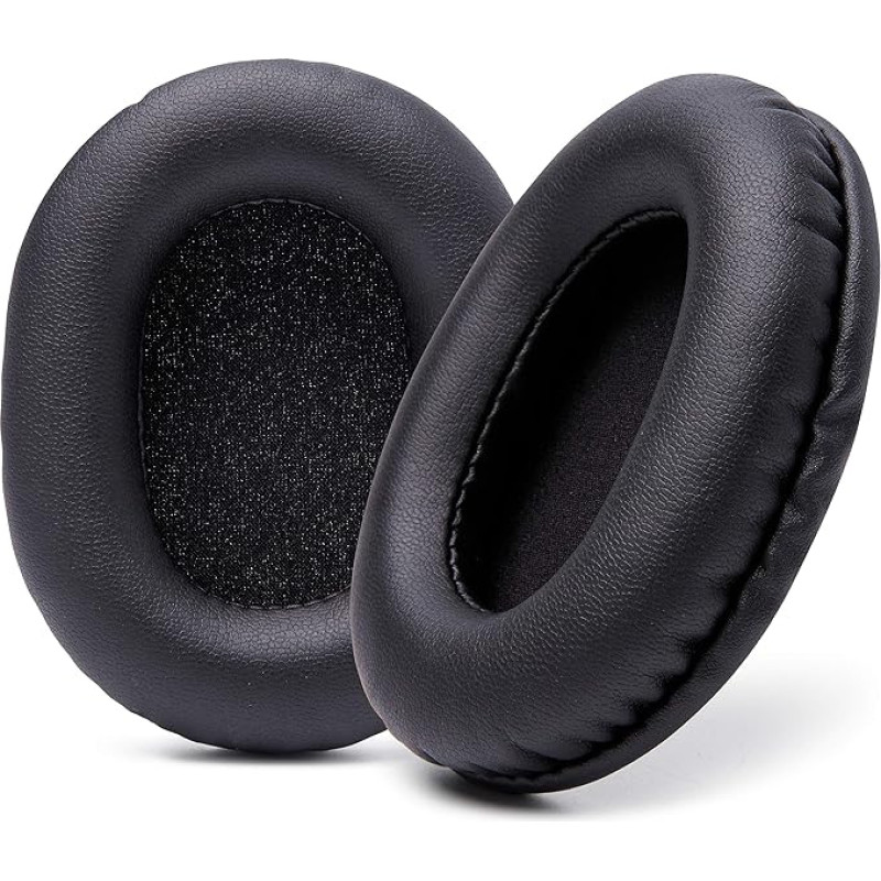 WC Wicked Cushions Replacement Ear Pads for Sony MDR 7506 | Softer Leather Luxury Memory Foam | Unmatched Durability | Compatible with MDR 7506 / MDR V6 / MDR CD900ST (Black)