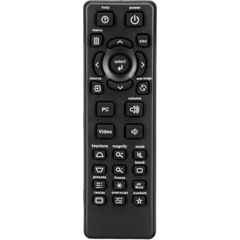 Leankle Remote Control for InFocus Projectors IN1124, IN1126, IN134UST, IN136UST, IN3134a, IN3136a, IN3138HDa, IN8606HD, SP8600