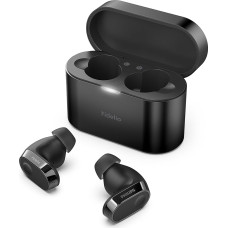 Philips Audio Fidelio T2 Noise Cancelling True Wireless In-Ear Bluetooth Kopfhörer - Hervorragende Gesprächsqualität, kompatibel mit Sprachassistent und bis zu 40 Stunden Musikwiedergabe - Schwarz