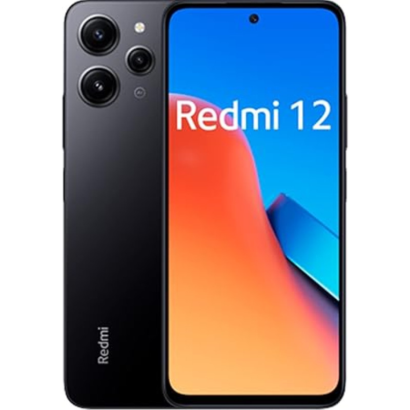 Xiaomi Redmi 12 Dual LTE 128GB 4GB RAM (Midnight Black) Black