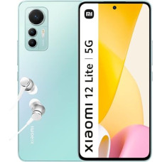 Xiaomi 12 Lite 5G Smartphone + Headphones, 8 + 128 GB Mobile Phone without Contract, 6.55 Inch 120 Hz AMOLED Display, 108 MP Triple Camera, 4300 mAh, 67 W Turbo Charging, Green