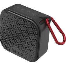 Hama Bluetooth Speaker Pocket 3.0 Box for Mobile Phone Compact Mini Speaker with Bluetooth, AUX and Practical Carabiner Small, Mobile Music Box Bluetooth Waterproof IP67, 14h Battery, 3.5 W, Black