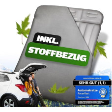 Automobilinis čiužinys - modulinis 6 kamerų dizainas [apima medžiaginį užvalkalą] Elektrinis pripučiamas oro čiužinys bagažinei, galinei sėdynei ir lauko stovyklavietės lovai Automobilinė lova