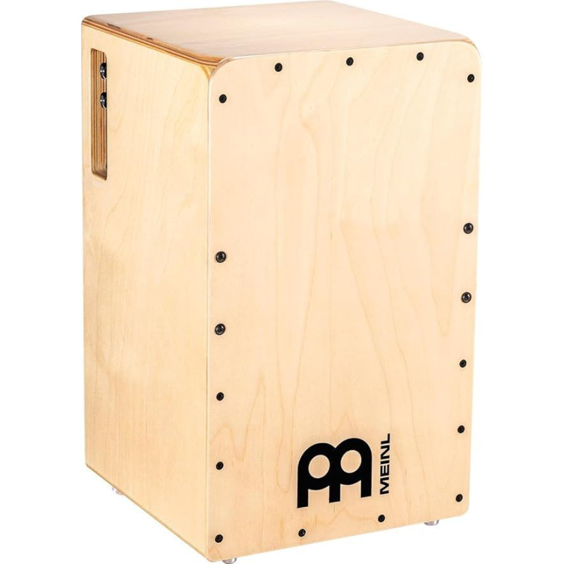 Meinl Percussion Pickup Woodcraft Cajon - Large Drum Box with Pickup, Snare and Bass Sound - Baltic Birch (PWC100B)