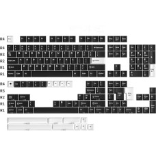 163 Keys WOB Keycaps Cherry Profile Doubleshot Keycaps Set Fit for ISO ANSI 95% 75% 65% 60% Mechanical Keyboard Cherry Mx Gateron Switches