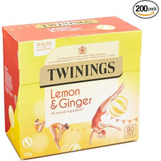 Lemon & Ginger Lemon & Ginger Tea from England 80 Bags - Imported by Shestore24