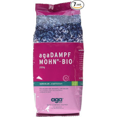 agaSAAT Steam Poppy Seeds Pack of 7 (7 x 200 g)