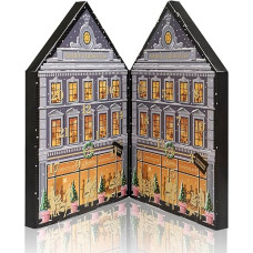 Šv. Michelsen saldymedžio advento kalendorius: Kalėdų kalendorius 2024 m., daniškas saldymedis su šokolado apvalkalu, išskirtiniai saldūs ir sūrūs advento laikotarpio baubliai, dovana be glitimo, 270 g