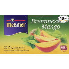 Meßmer Nettle Mango, 20 Bags, Pack of 10 (10 x 35 g)