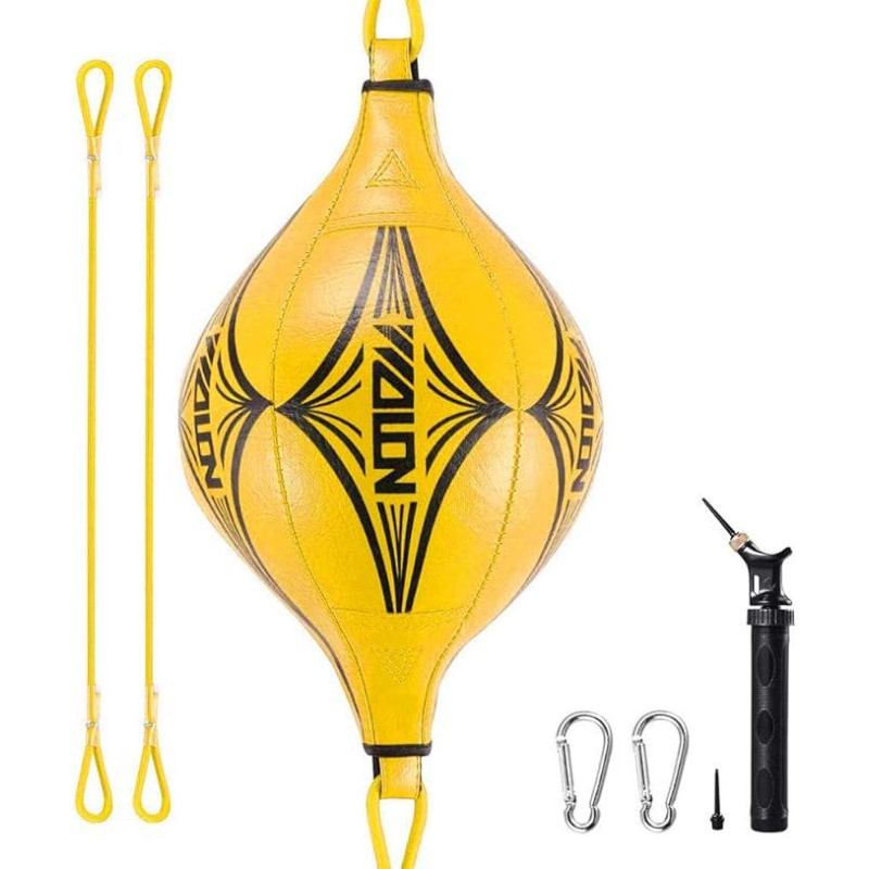 WINBST Boxing Double End Ball Rex Leather Boxing Ball Set Punch Ball Adult Training Speed Ball Punch Bag Punch Ball