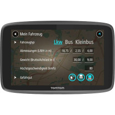 TomTom LKW Navigationsgerät GO Professional 520 (5 Zoll, Sonderziele und Routen für LKW, Stauvermeidung dank TomTom Traffic, Karten-Updates Europa, Updates über Wi-Fi, hochwertige Halterung)