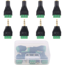 Glarks 8pcs 3.5mm (1/8