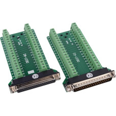 euroharry DB37 moteriška + vyriška D-SUB 2 eilių 37 kontaktų jungtis