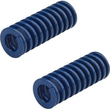 Metallfedern, Federn suspaudimo spyruoklė, 3D spausdintuvas Die Spring 12mm OD 6mm ID 30mm Long Mechaninės suspaudimo spyruoklės Plieno spiralinis štampavimas Šviesos apkrovos suspaudimo formos Die Spring Blue 2Pcs