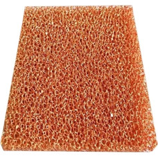 Verschleißfeste Keramik-Silikonkarbid-Kissen, Metallschaum zur elektromagnetischen Abschirmung, poröser Kupferschaum, 10PPI 40PPI 20PPI quadratisches Kupfernetz, 1 Stück(200MM*100MM*10MM*40)