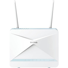 D-Link G416/E Eagle PRO AI AX1500 4G+ Smart Router (4G+ LTE Cat 6 Download up to 300Mbps, Wi-Fi 6, AI Wi-Fi/Traffic Optimiser, Gigabit Ports, WPA3, Wi-Fi Mesh Support, without Simlock), White