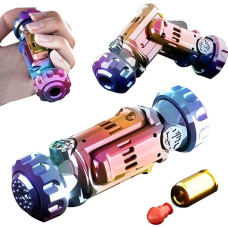 3T6B Alloy Anti-Stress Toy, Fidget Soft Bullet Guns Toy, Toy with Softball Weapons, EDC Anti-Stress Toy Decompression