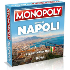 Winning Moves Monopoly Napoli City - Stalo žaidimai suaugusiems, Stalo žaidimai vaikams, Stalo žaidimai dviems, 2-6 asmenims, Amžius nuo 8+