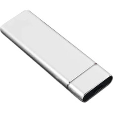 SSD išorinis kietasis diskas SSD 1TB Gift OTG C tipo adapteris, skirtas nešiojamiesiems kompiuteriams (pilkas)