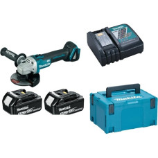 Makita Cordless Angle Grinder 18 V, Pack of 1, DGA506RTJ