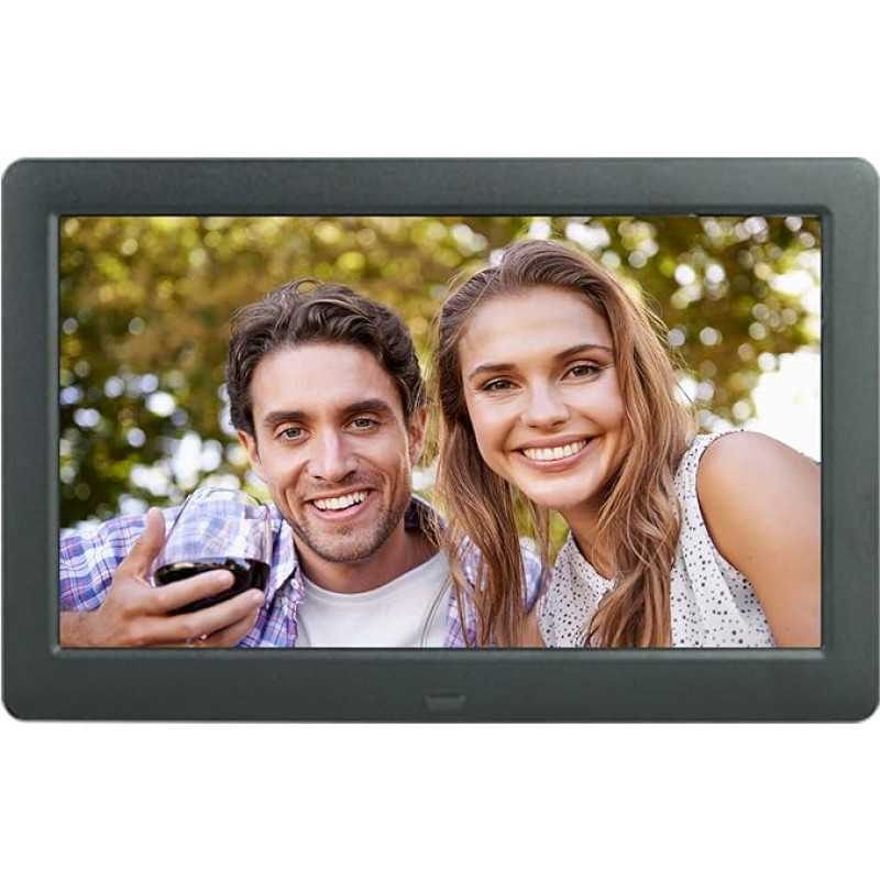 Digital Picture Frame, 8.2 Inch Digital Picture Frame, 1280 x 800 IPS Screen, Photo Video Player with Remote Control, Calendar, Clock, Support for USB Drive and SD Card