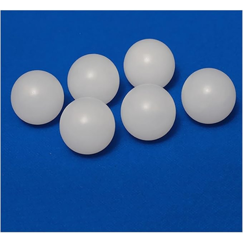 Massive Kunststoffkugel aus Polypropylen, weiß, Durchmesser 2/4/10/15/20/25/30/40/50 mm, transluzente schwimmende Kunststoffkugel (50 Stück))