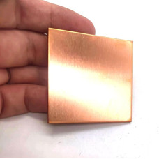 WUDOLI plokščias lakštinis metalas C17200 bronzos folijos plokštės žaliavos tuščios plokštės plonos lakštinės kvadratinės medžiagos (dydis: 0,5x100x200mm 1 vnt.)