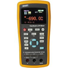 Präzisions-LCR-Messgerät, ET432 Multifunktions-Handheld-LCR-Digital-Brückenmessgerät Hochpräzises Kapazitäts-Induktivitäts-Widerstandsmessgerät Labor-LCR-Ausrüstung