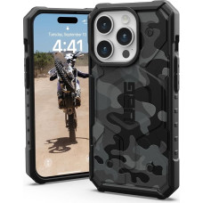 URBAN ARMOR GEAR UAG Case Compatible with iPhone 15 Pro Case 6.1 Inch Pathfinder SE Midnight Camo Built-in Magnet Compatible with MagSafe Charging Rugged Military Grade Drop Tested Protective Case