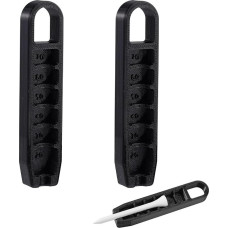 Gosknor Golf Tee Height Adjuster, 6 Settings Precise Adjustable Golf Tee Lifting Tool Height Adjuster for Even Swings Training Accessories (Black)