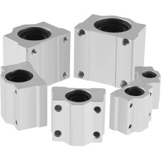 10 Stück Linearlagerschlitten, Modell SC10UU, SCS10UU, SCS8UU, SCS6UU, SCS12UU, SCS8LUU, hauptsächlich verwendet for CNC-Teile, 3D-Druckerteile(SCS8LUU)