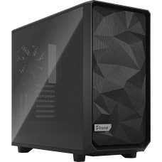 Fractal Design Meshify 2 Black ATX Flexible Light Tinted Tempered Glass Window Mid Tower kompiuterių korpusas