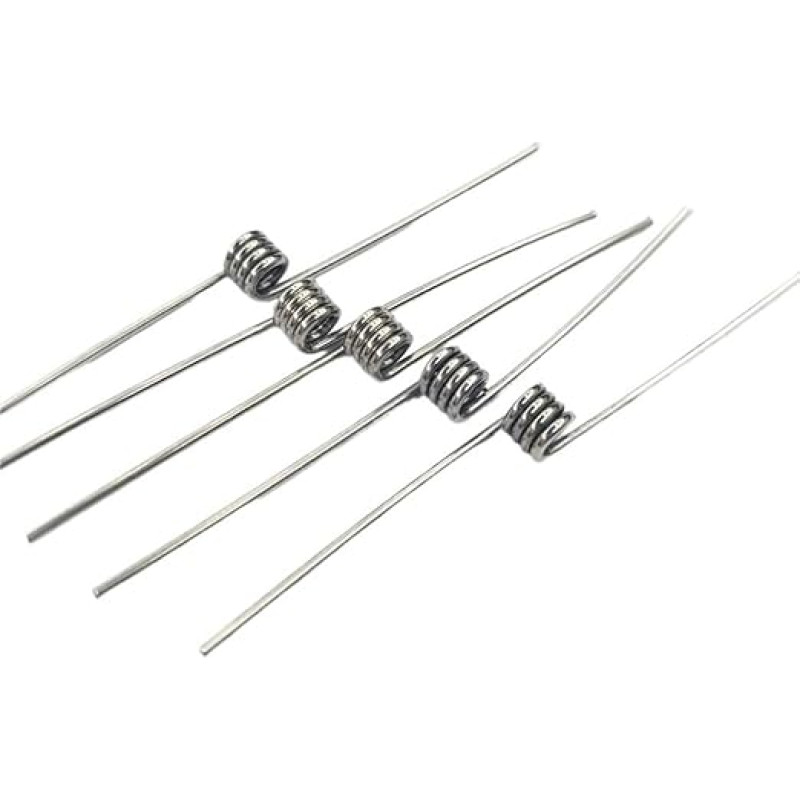 Industrielle Torsionsfedern* Premium-Torsionsfedern, 5 Stück rechte Torsionsfeder aus Edelstahl 304, V-förmige Federüberlappungen 1/2/3/4/5 Überlappungen, Torsionsfederdrahtdurchmesser 2,0 mm (1 LAP *