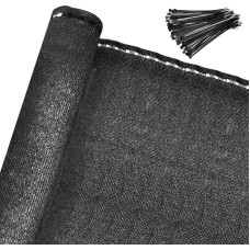 KAIDIDA Garden Fence 1x25m 230gsm Garden Privacy Screen Dark Grey Privacy Fence Privacy Screen for Backyard Patio Swimming Pools