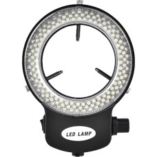 LED Ring Light for Microscope, LED Ring Lighting for Microscope Microscope Camera Ring Light Stereo Microscope Ring Light for Jewellery Repair Ring Lamp (Black)