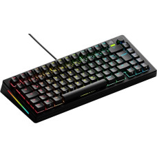 Glorious Gaming GMMK 3: Mechanische Tastatur, TKL 75 %, modulares Dichtungssystem, Doubleshot-PBT-Tastenkappen, Aluminium-Schalterplatte, Hot-Swap (3/5-Pin), Deutsche QWERTZ - Schwarz