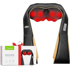 cotsoco Neck Massager, Shiatsu Neck and Back Massager with Heat for Pain Relief, 3D Kneading Massage Pillow for Deep Tissue, Relaxation Gifts for Men and Women, Gifts for Pa