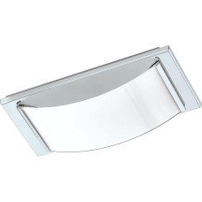 Eglo Wasao 1 Wall/Ceiling Light, Stainless Steel, 5.4 W, Chrome