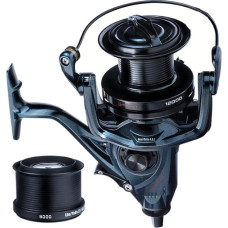 KXBGRUBXK LLEIIshen DYD9000 10000 12000 Distancinis ratas Metall Spinning Angelrolle 4,6:1 13+1BB Angelrolle mit Freispule Angelrolle/2051