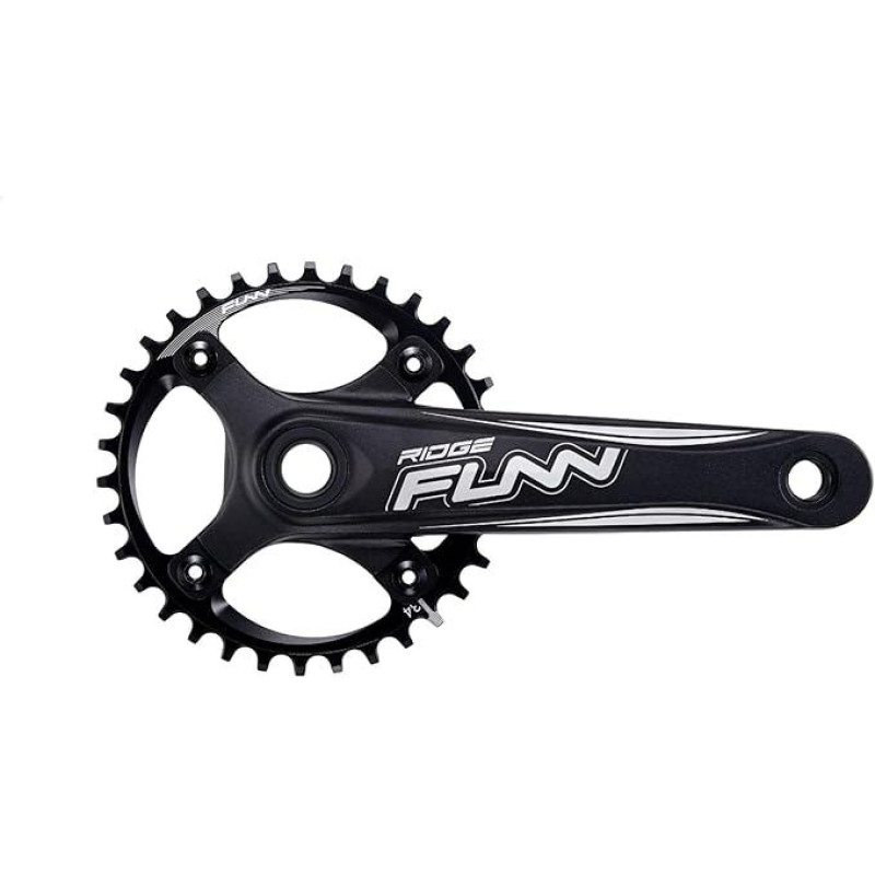 FUNN Ridge 1x10/11/12S alkūninis raktas 36 dantys x alkūnė: 175 mm Schwarz, Unisex, Erwachsene, ohne Farbe, Einheitsgröße