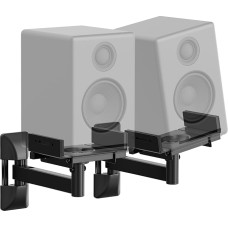 PUTORSEN garsiakalbio sieninis laikiklis - visiškai reguliuojamas universalus sieninis garsiakalbio laikiklis, 2 pakuotės dėžutės sieninis laikiklis, išlaiko iki 25 kg