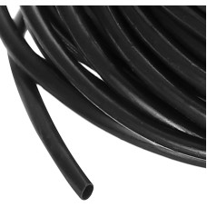 tiekimo žemėlapis 15 m PVC-Kabelschlauch, 1 mm PVC-Rohr, schwarz, Kabel-Organizer, Draht-Abschirmung, Ummantelung
