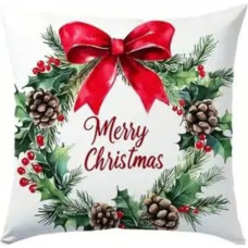 Dekorativer Kissenbezug mit Aufschrift 