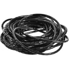Wrap Cable Wrap Spiral 8 m M Spiral Cable Wrap Tidy Hide Binding Wire Management PC TV Home Office 6 mm Black 21 x 17 x 2 Gonetre