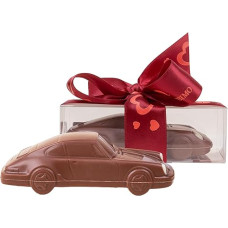 CHOCOLISSIMO - Love Gift - Chocolate Car - Mini Porsche 911 Carrera - Anniversary, Birthday, Men, Dad, Partner, Boyfriend, Car Lover, Shoko Women's Day, Easter, Heart Children