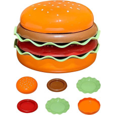 Burger Mini Dinner Plate, Sauce Appetizer Dish, Condiment Tableware, Compact Lightweight Design, Strong Easy Clean Surfaces, White 6 Inch, Ideal for Serving Dipping Snacks Kids Adults BBQ Kitchen