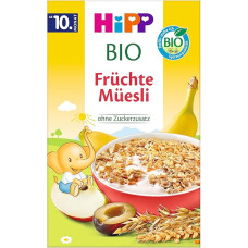 HiPP Organic Müesli Fruit Muesli, 200 g, Pack of 8 (8 x 200 g)